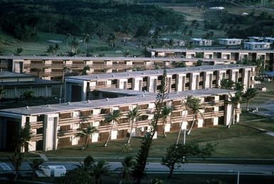 A view of base domintories