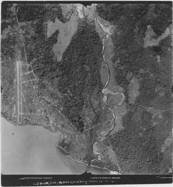 [Aerial photographs relating to the Japanese occupation of Lae, Papua New Guinea, 1943] (79)