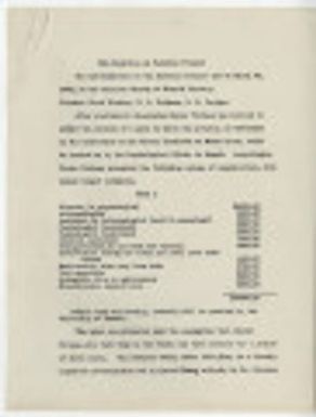 Minutes of the Sub-Committee on the Hawaiian Project