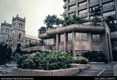 Fiji - Suva - Reserve Bank and Sacred Heart Cathedral