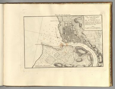 Plano de la Embocadura del Rio Ozama y Ciudad de Sto. Domingo...