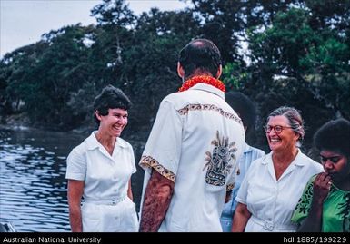 Jane Boyle, Salo Edger, leaving Paton Memorial Hospital in June 1968