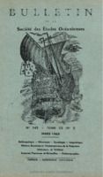 Bulletin de la Société des Études Océaniennes numéro 142