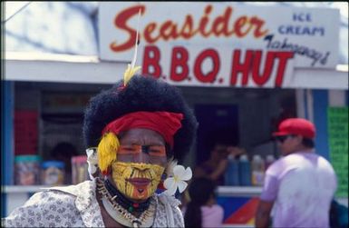 Performer from Papua New Guinea, Sixth Festival of Pacific Arts