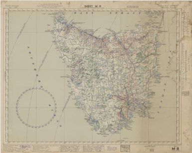 Australian aeronautical map (Sheet M8)