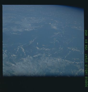 S47-84-050 - STS-047 - Earth observations taken during STS-47 mission