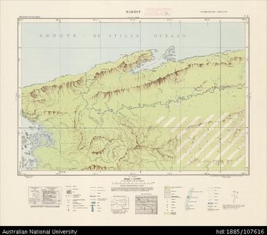 Indonesia, Western New Guinea, Makbon, Series: Nederlands-Nieuw-Guinea, Sheet 7-E, 1958, 1:100 000