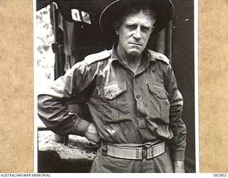 RAMU VALLEY, NEW GUINEA. 1944-01-16. VX108132 LIEUTENANT COLONEL R. R. MARSTON, DSO., ED., COMMANDING OFFICE 57/60TH INFANTRY BATTALION