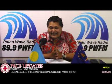 PALAU RED CROSS SOCIETY (PRCS) UPDATES