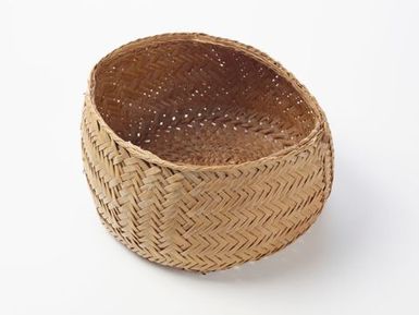 Coconut leaf basket