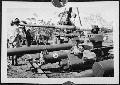 39 Company AA Regiment NZA, dismantling operations in the Suva area, Fiji.