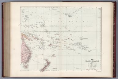 The Pacific Islands on Mercator's projection.