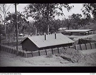 PORT MORESBY, NEW GUINEA. 1943-07-14. CARRIER TERMINAL BUILDINGS OF THE NEW GUINEA LINES OF COMMUNICATION, SIGNALS, AIF