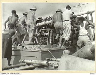 1943-01-11. SALVAGING AEROPLANES IN NEW GUINEA. LITTLE IS HEARD OF THE GROUND STAFF OF THE RAAF - THE MEN WHO WORK ALL HOURS AND UNDER ALL CONDITIONS, KEEPING OUR PLANES IN THE AIR, AND STILL LESS ..