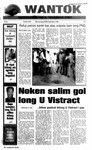 Wantok Niuspepa--Issue No. 1419 (September 06, 2001)