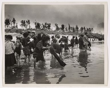 Cleanup Hour in Ie Shima Refugee Camp