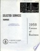 1958 census of business Selected services Hawaii