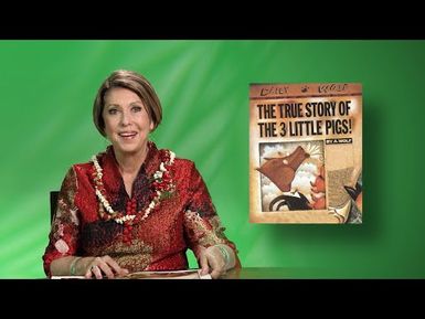 Leslie Wilcox Reads "The True Story of the 3 Little Pigs by A. Wolf" | GET CAUGHT READING