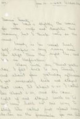 Letter from Bobby Johnston to Warren [Letter 364]