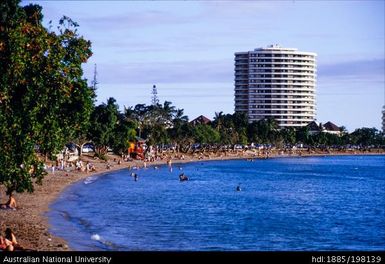 New Caledonia - Nouméa - beach and city view