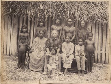 Trader family, Pleasant Island, 1886