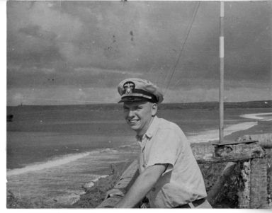 Dave Parkes at ex- Japanese officers club