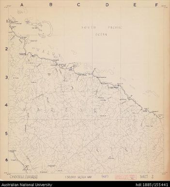 Solomon Islands, Choiseul, (Lauru), Series: Sketch, Sheet 2, 1968?, 1:50 000