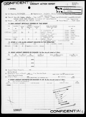 VMSB-331 - ACA Report #221-Bombing and strafing attack on islands of Mille Atoll, Marshall Islands on 6/25/45