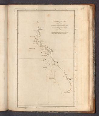 Chart of the West Coast of Sumatra From Indrapore Point to Padang River with the Triangular Chain of Positions by William Kirton, 1781.