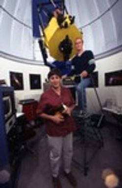 Students at the Keck Observatory in Hawaii.