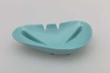 Color Flyte Blue Ashtray Designed by Kaye LaMoyne