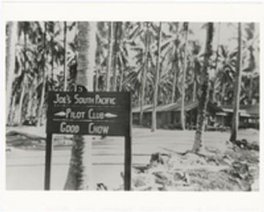 [Buildings at military camp, Russell Islands]