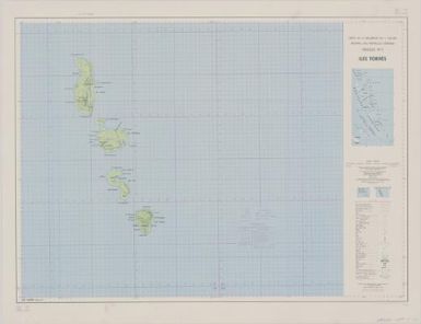 Carte de la Melanesie au 1100.000.: Iles Torres (Sheet 1)