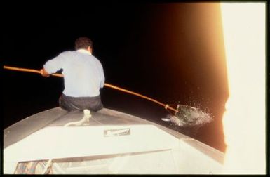 Night fishing, Manihiki, Cook Islands