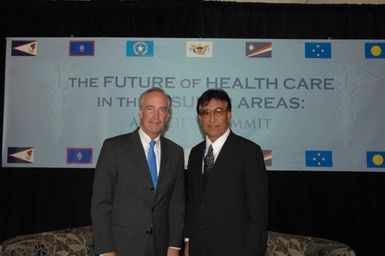 [Assignment: 48-DPA-09-29-08_SOI_K_Isl_Conf_Lead] Participants in the Insular Areas Health Summit [("The Future of Health Care in the Insular Areas: A Leaders Summit") at the Marriott Hotel in] Honolulu, Hawaii, where Interior Secretary Dirk Kempthorne [joined senior federal health officials and leaders of the U.S. territories and freely associated states to discuss strategies and initiatives for advancing health care in those communinties [48-DPA-09-29-08_SOI_K_Isl_Conf_Lead_DOI_0660.JPG]