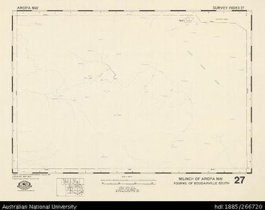 Papua New Guinea, Aropa NW, Survey Index 27, 1:50 000, 1971