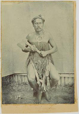 Creator unknown :Photograph of unidentified Tongan man