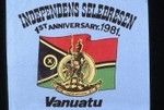 T-shirt commemorating the first anniversary Independence Celebration, July 30, 1981