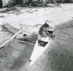 Cleaning of nacreous oysters, Manihi