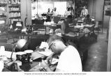 Scientists at work at the Eniwetok Marine Biological Laboratory, summer 1964