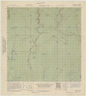New Britain, provisional map (Andru River)