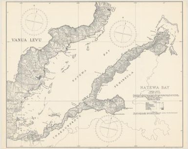 Natewa Bay : Vanua Levu, Colony of Fiji / prepared in the Department of Lands, Mines and Surveys, Suva, Fiji by R.S. Temple, cartographer, May, 1953