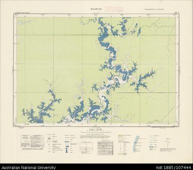 Indonesia, Western New Guinea, Moeting, Series: Nederlands-Nieuw-Guinea, Sheet 26-Y, 1956, 1:100 000