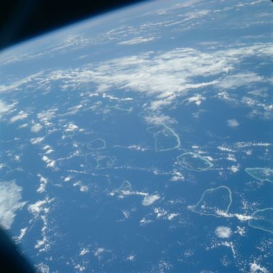 AS07-04-1590 - Apollo 7 - Apollo 7 Mission, Tuamotu Archipelago, Society Islands