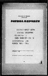 Patrol Reports. West Sepik District, Oksapmin, 1963 - 1964