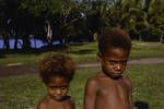 Two children, Madang off-shore island, May 1962