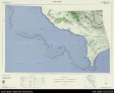 Papua New Guinea, Port Moresby, Preliminary Detail Plot, Series: NMP/62/029, Sheet 19, 1963, 1:50 000