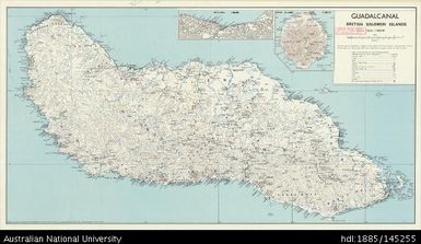 Solomon Islands, Guadalcanal, 1968?, 1:150 000