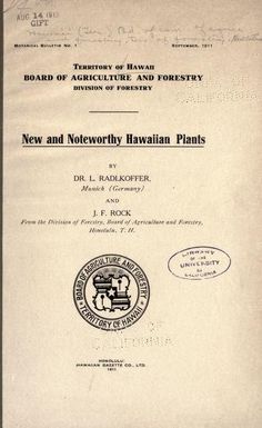 New and noteworthy Hawaiian plants