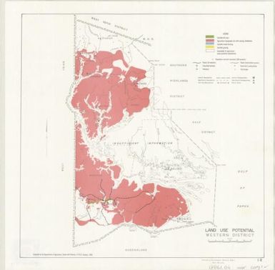 Land use potential: Western District (Sheet 1.2)